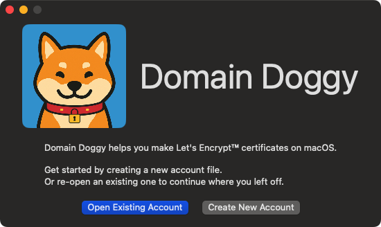 Domain Doggy Welcome